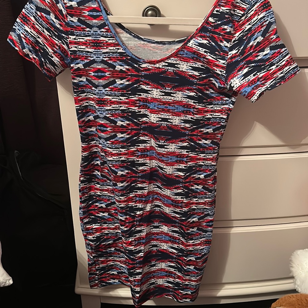 short sleeve mini dress